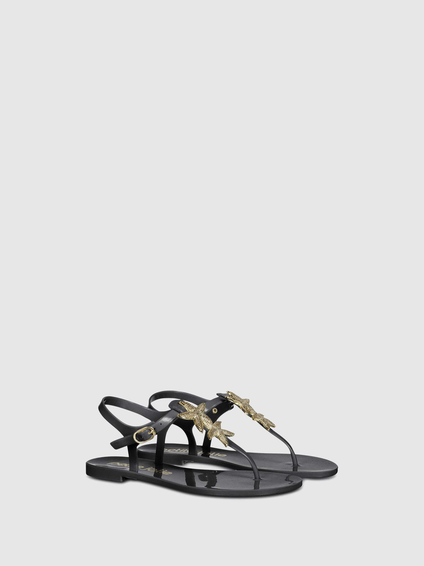 PARODI SHOES Sandálias com Apliques 11/4538BLACK Black